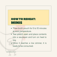 Grass Fed Beef Bone Broth Minis (80gm x 3 packs)