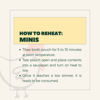 Grass Fed Beef Bone Broth Minis (80gm x 3 packs)