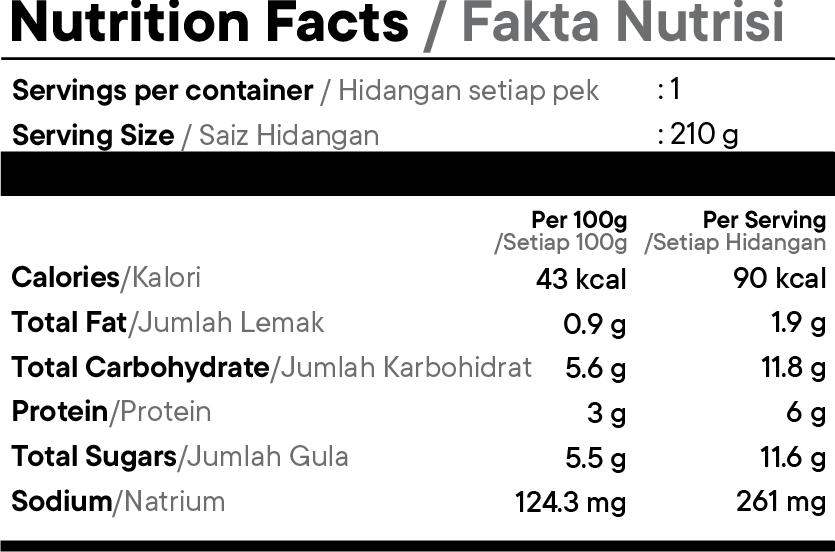 Grass Fed Lamb Bone Broth (210gm) - Frozen