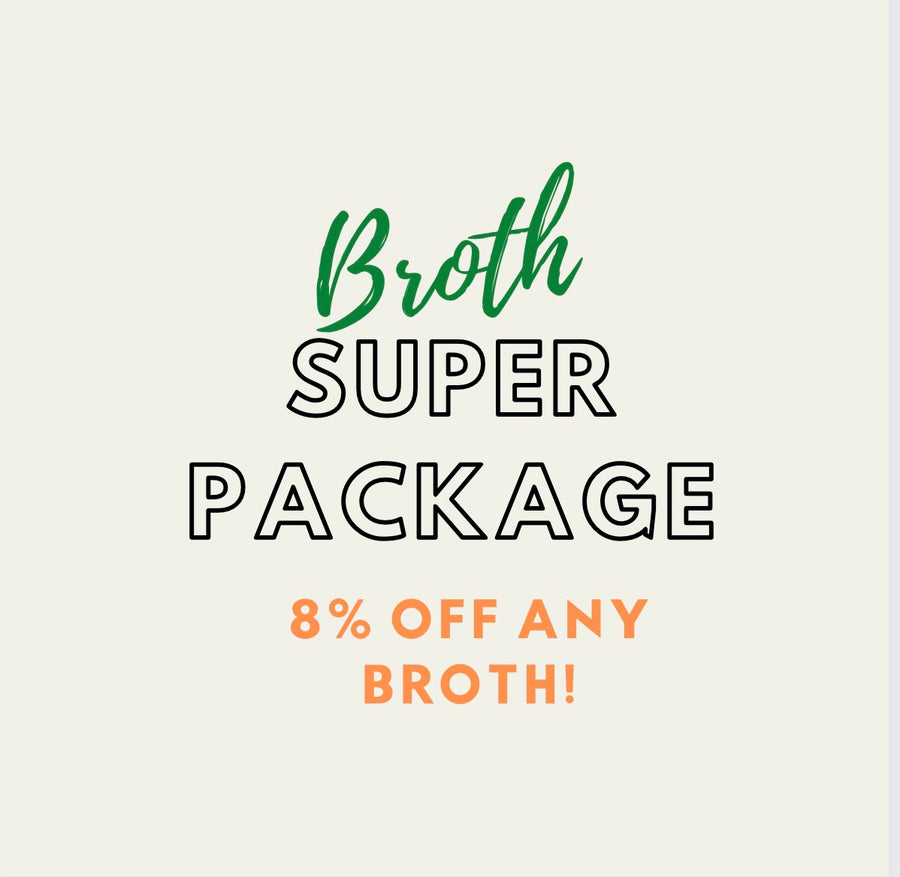 Broth Package - Save 8% on your broth orders!